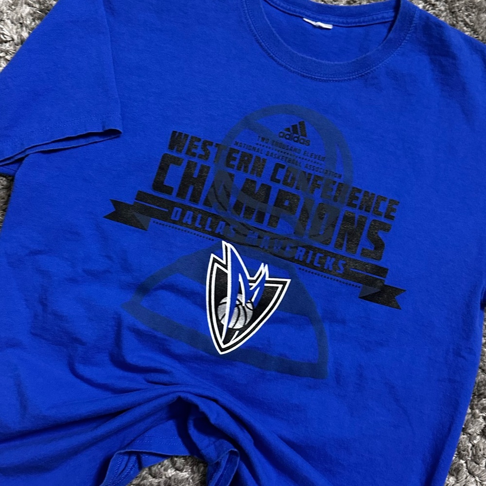 2011 Adidas Dallas Mavericks Champions Shirt